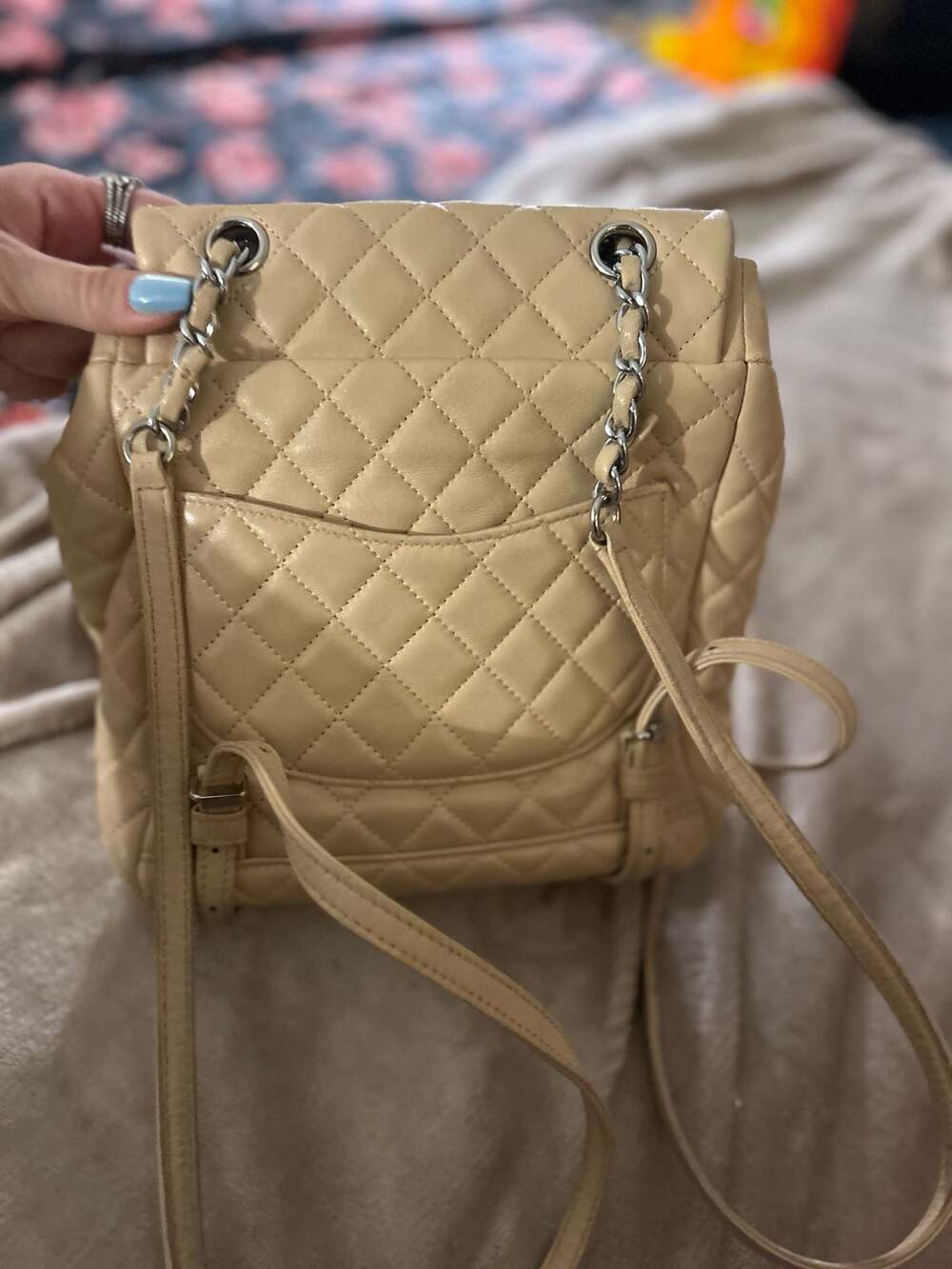 Chanel Quilted Leather Urban Spirit Backpack Beige - Picture 2 of 11